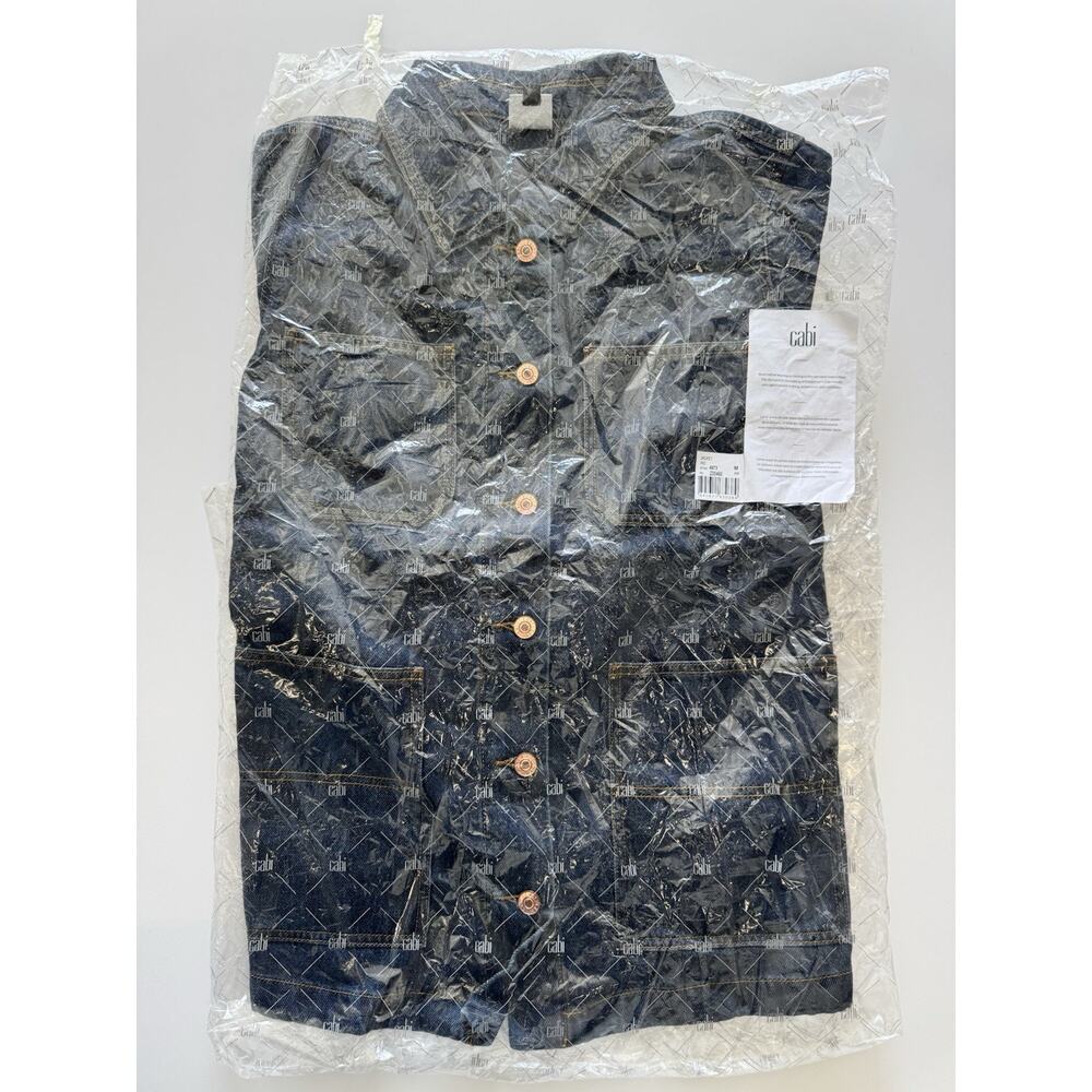 Cabi Fall 2025 Barn Jacket Size M STYLE: 4873 Indigo NWT - Picture 5 of 5
